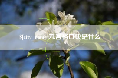 新疆九宫格口诀是什么