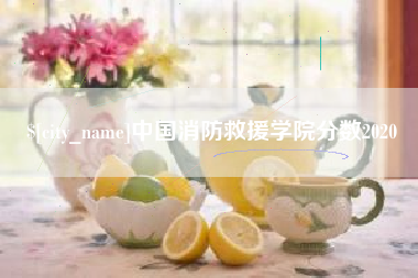 新疆中国消防救援学院分数2020