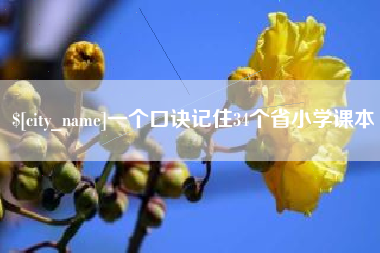 新疆一个口诀记住34个省小学课本