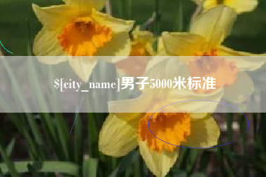 新疆男子5000米标准