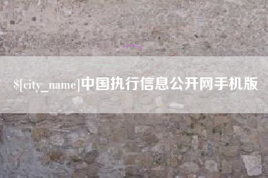 新疆中国执行信息公开网手机版