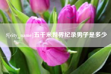 新疆五千米世界纪录男子是多少