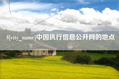 新疆中国执行信息公开网的地点