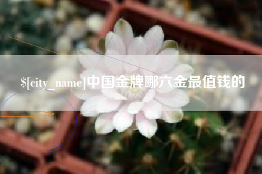 新疆中国金牌哪六金最值钱的