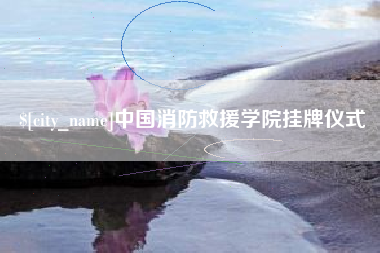 新疆中国消防救援学院挂牌仪式