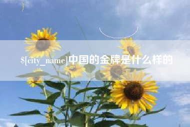 新疆中国的金牌是什么样的